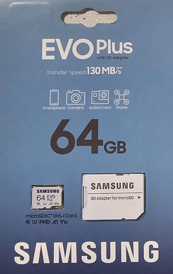 Immagine di MICRO SD Samsung EVO Plus 64GB CLASSE 10